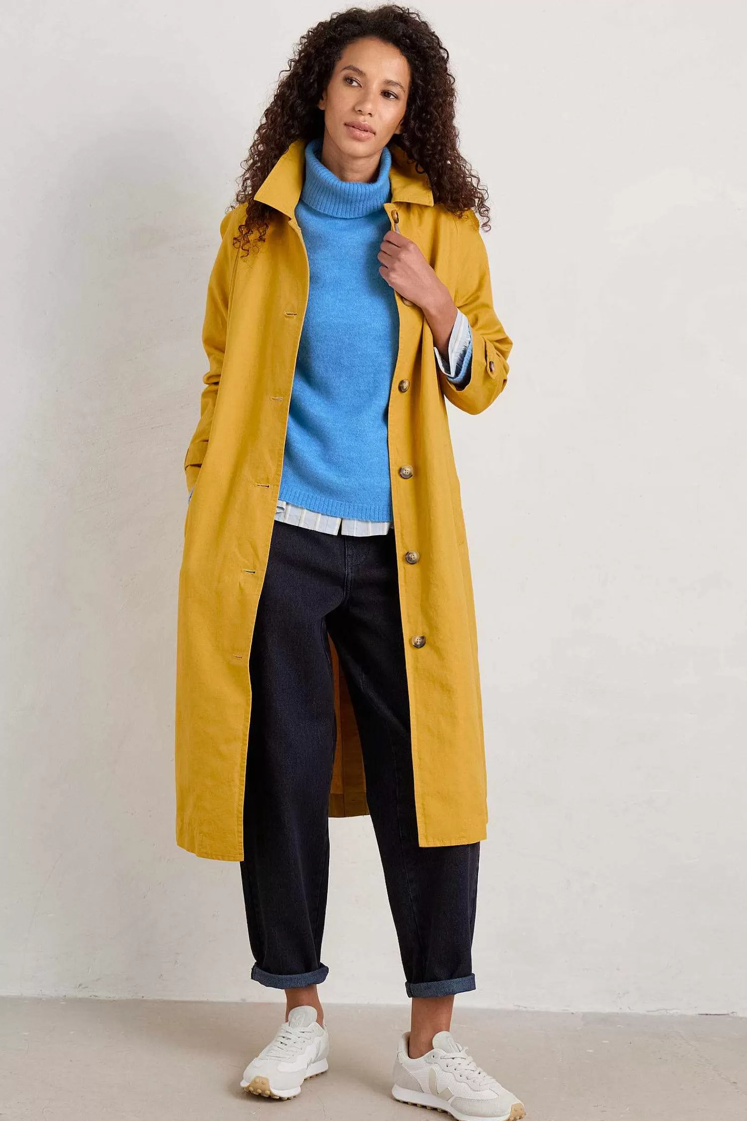 Women Seasalt Cornwall Boscastle Organic Cotton Mac