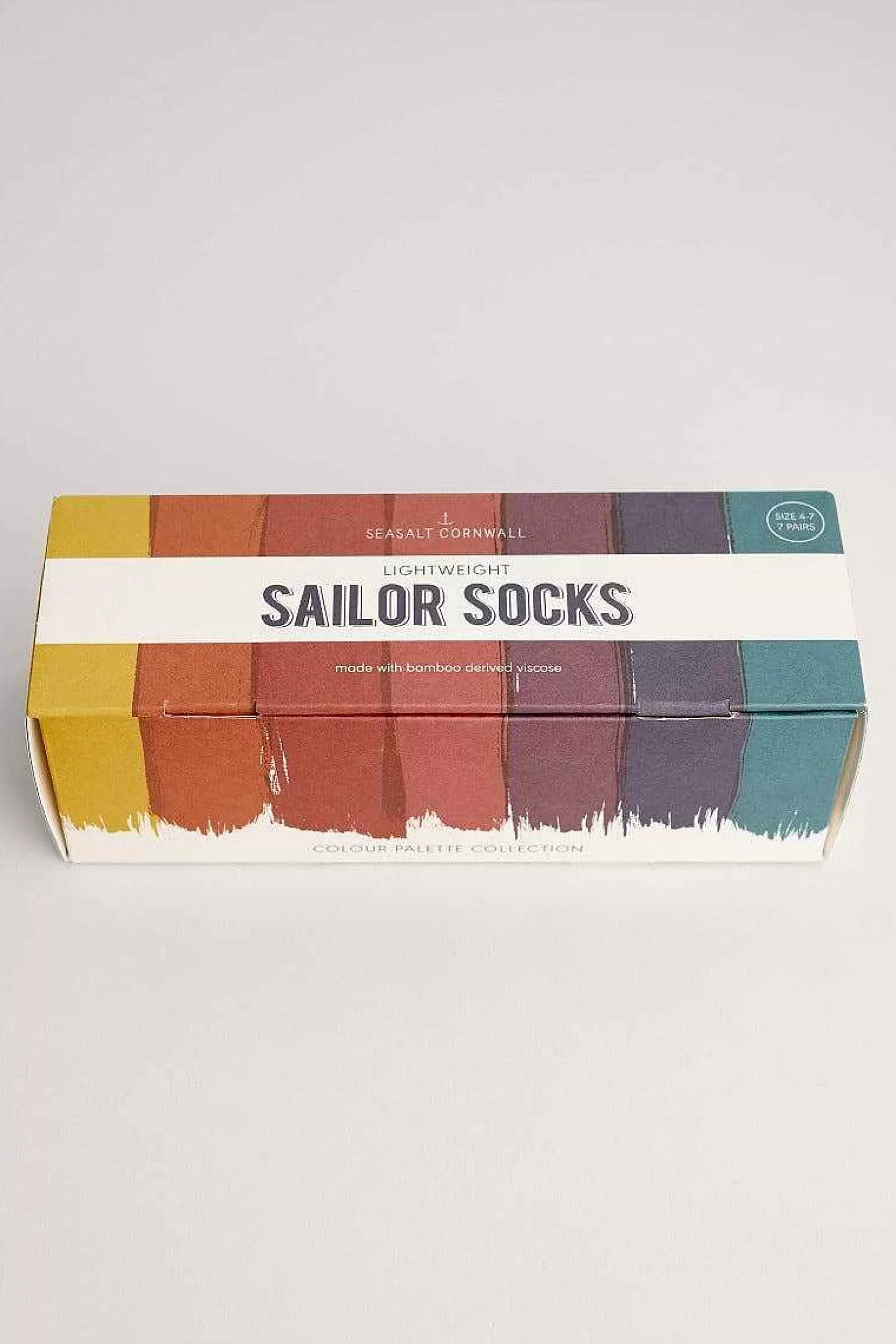 Women Seasalt Cornwall Box Of 7 Women'S Lightweight Sailor Socks