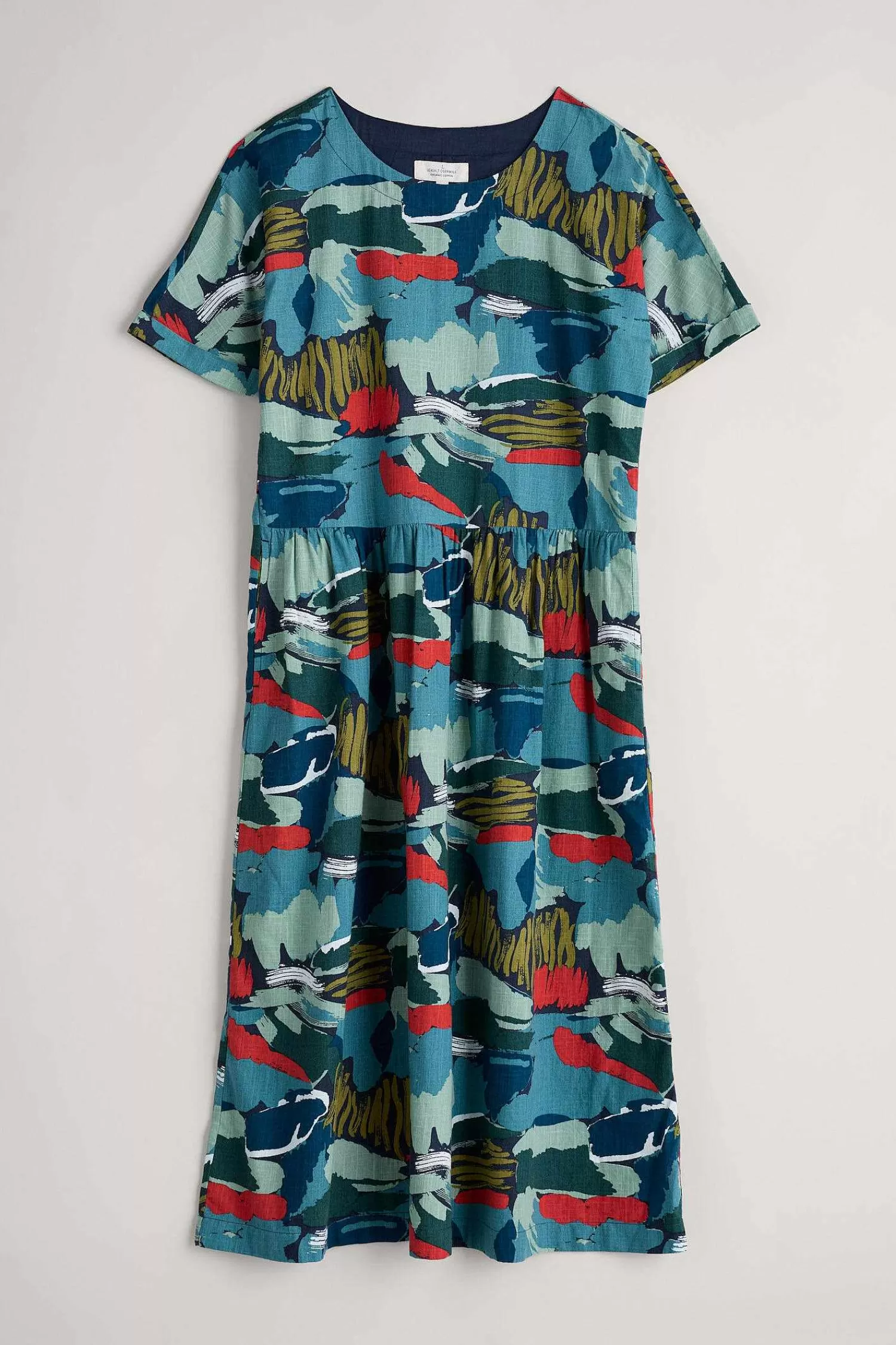 Women Seasalt Cornwall Brouse Organic Cotton Dress (Gots)