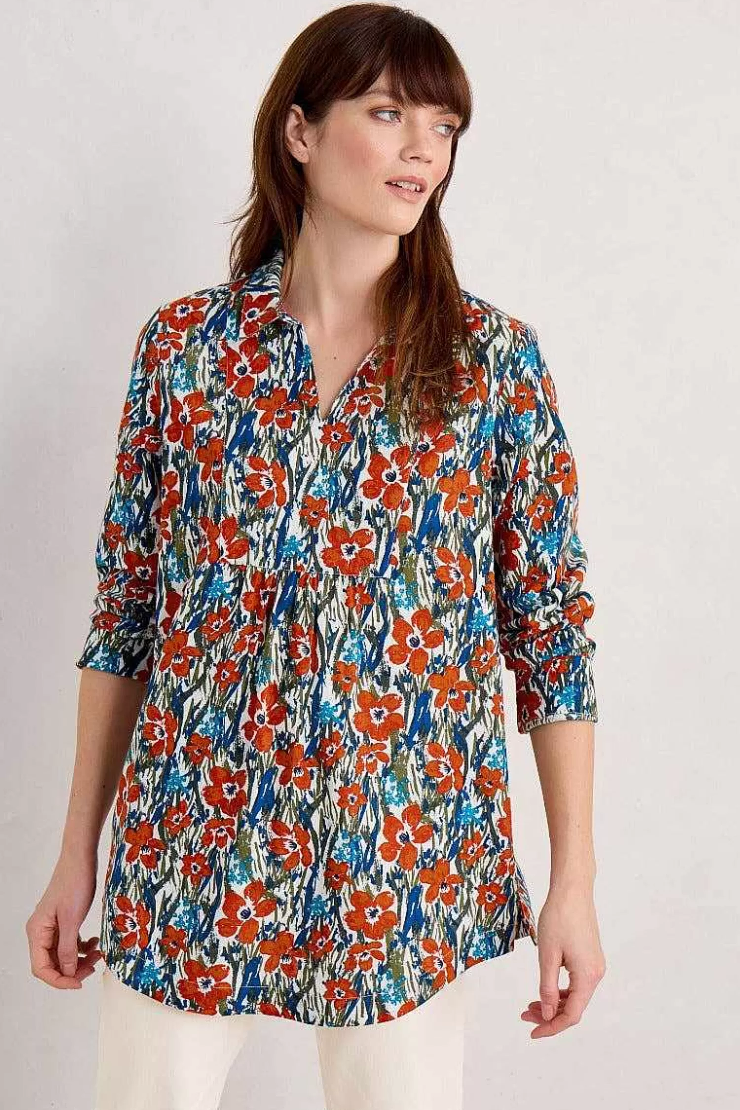 Women Seasalt Cornwall Fal Water Printed Tunic