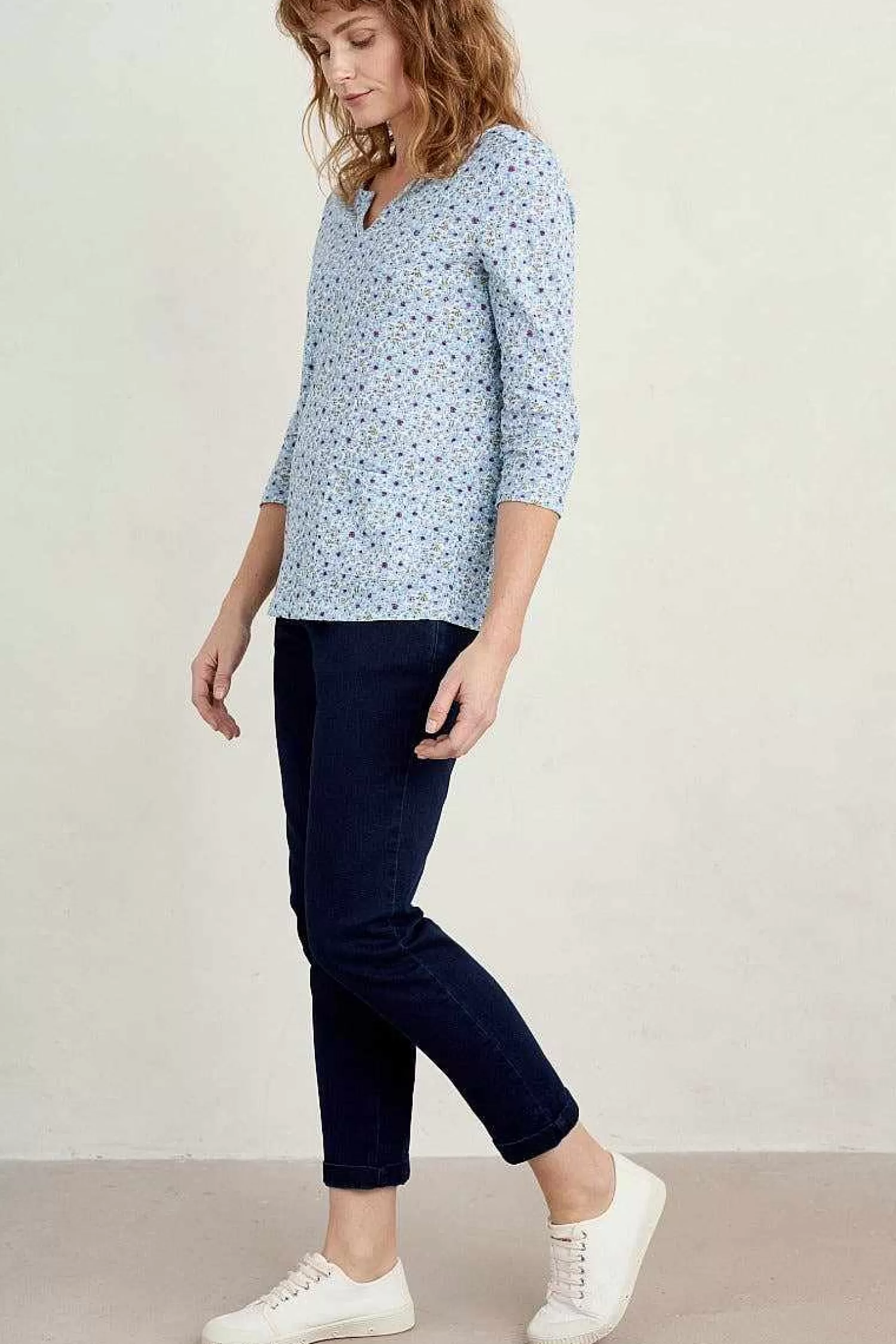 Women Seasalt Cornwall Gypsophilia Notch Neck Top