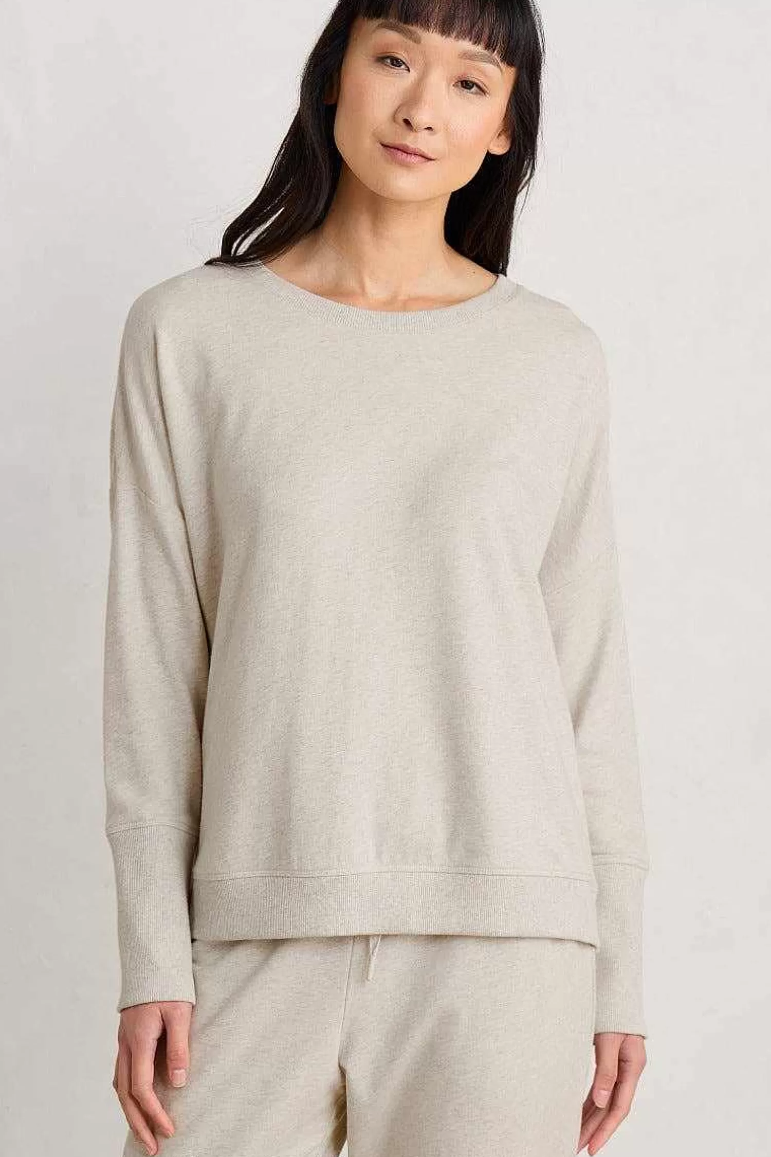 Women Seasalt Cornwall Hunter'S Moon Organic Cotton Sweatshirt