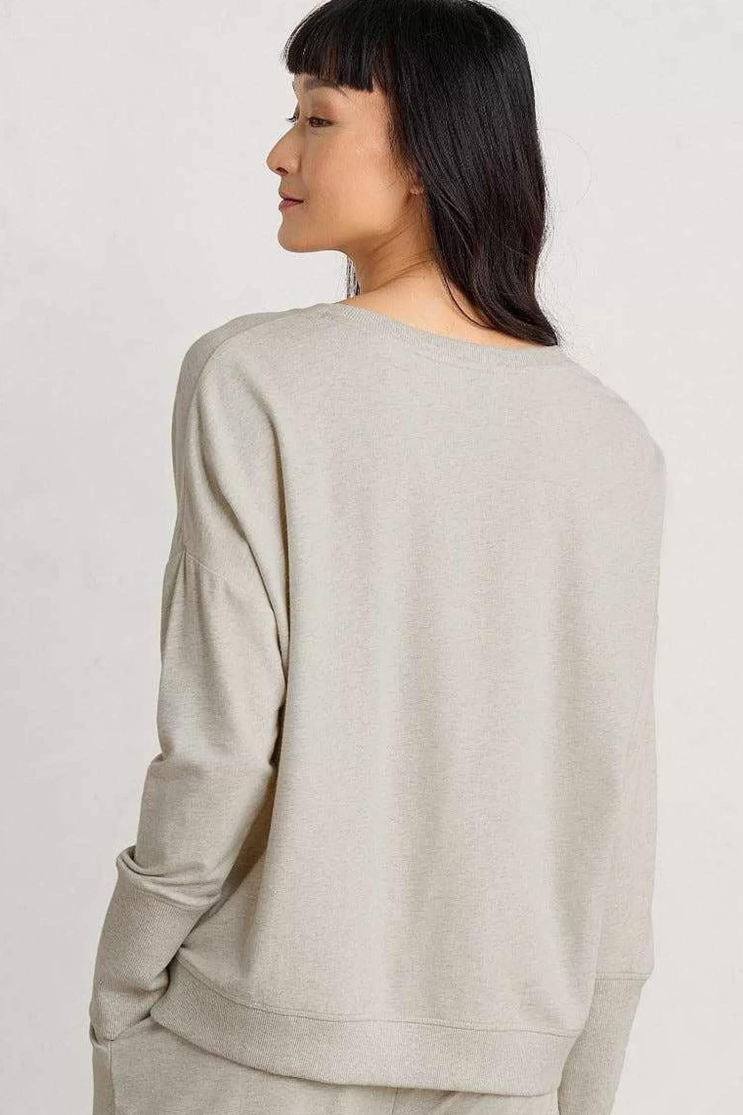 Women Seasalt Cornwall Hunter'S Moon Organic Cotton Sweatshirt