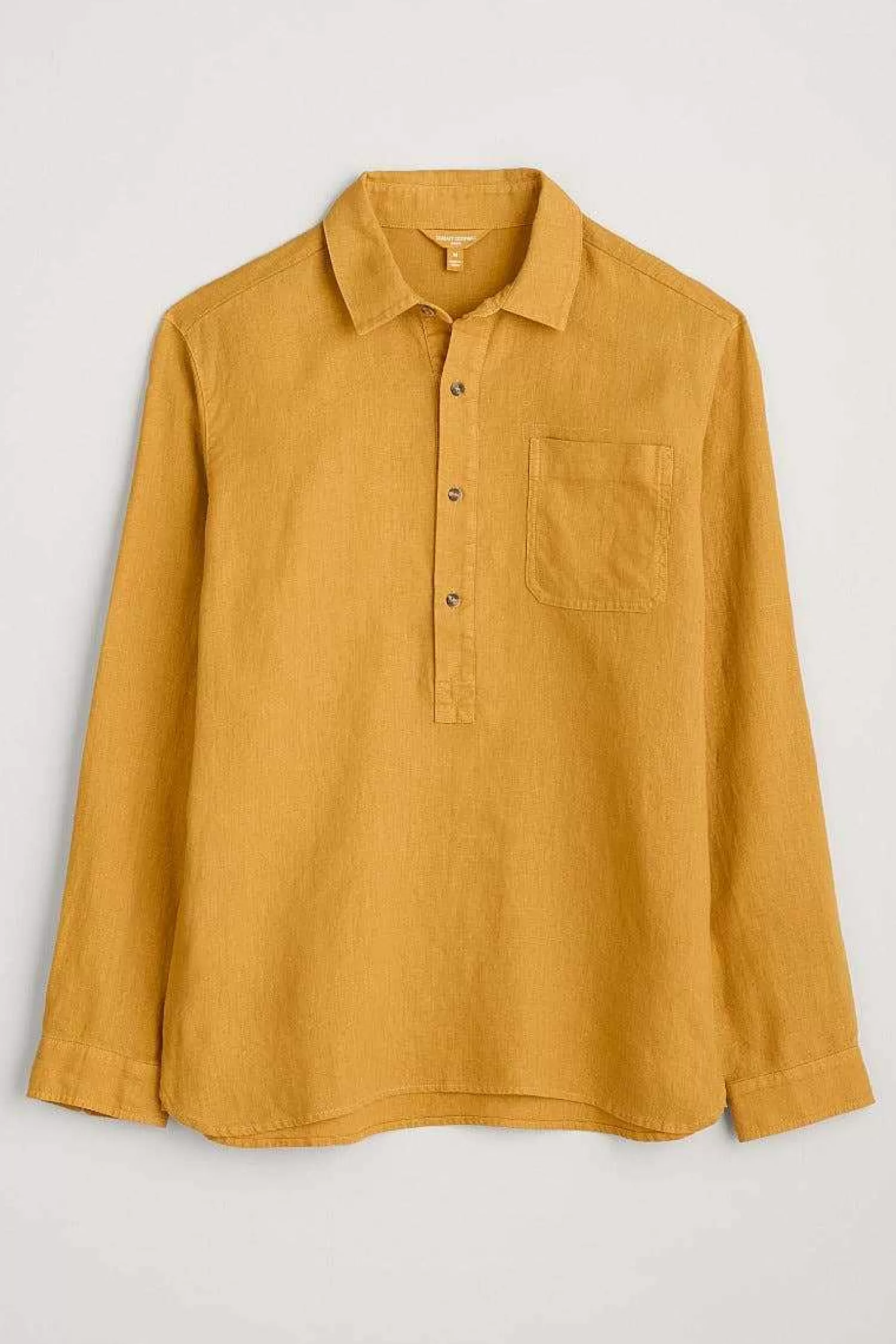 Men Seasalt Cornwall Men'S Artist'S Linen Shirt