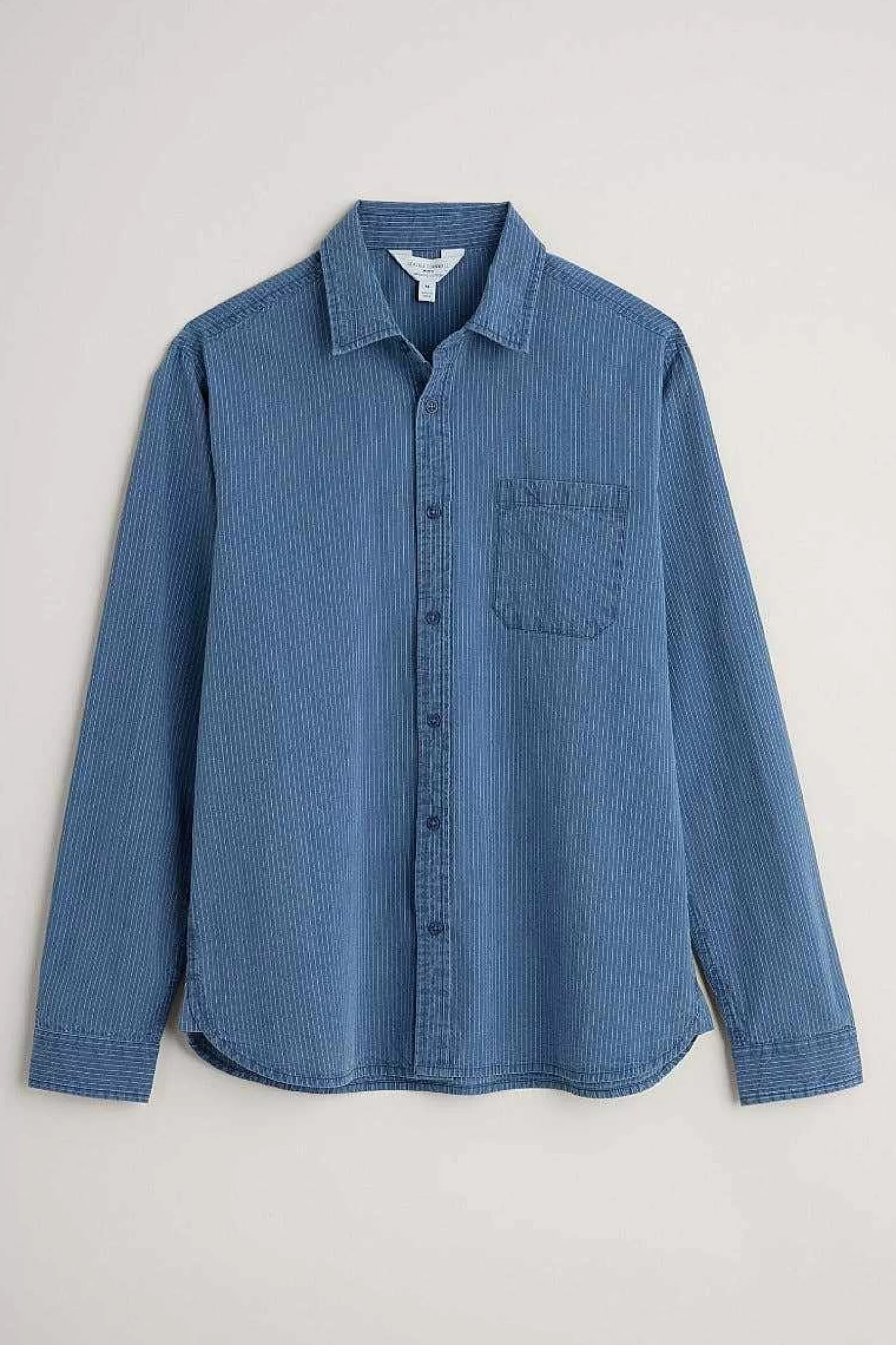 Men Seasalt Cornwall Men'S Ayre Organic Cotton Shirt