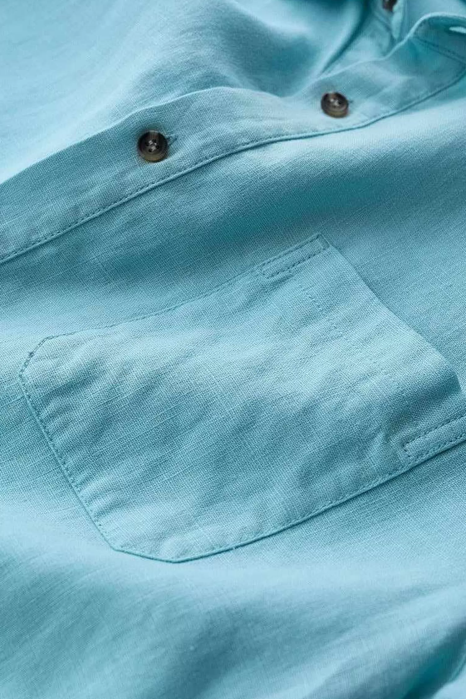 Men Seasalt Cornwall Men'S Carne Short Sleeve Linen Shirt
