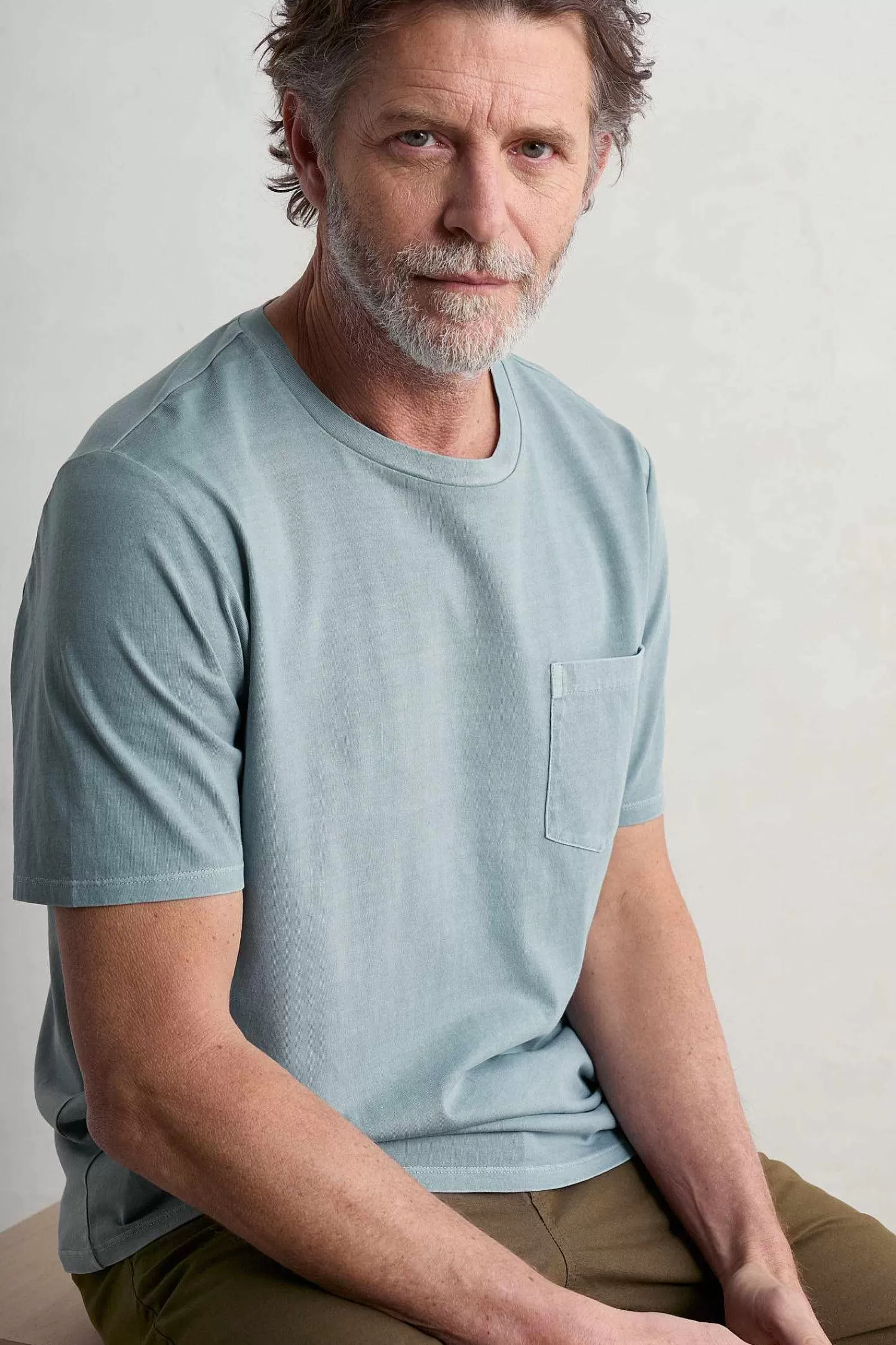 Men Seasalt Cornwall Men'S Carreck Pigment-Dyed T-Shirt