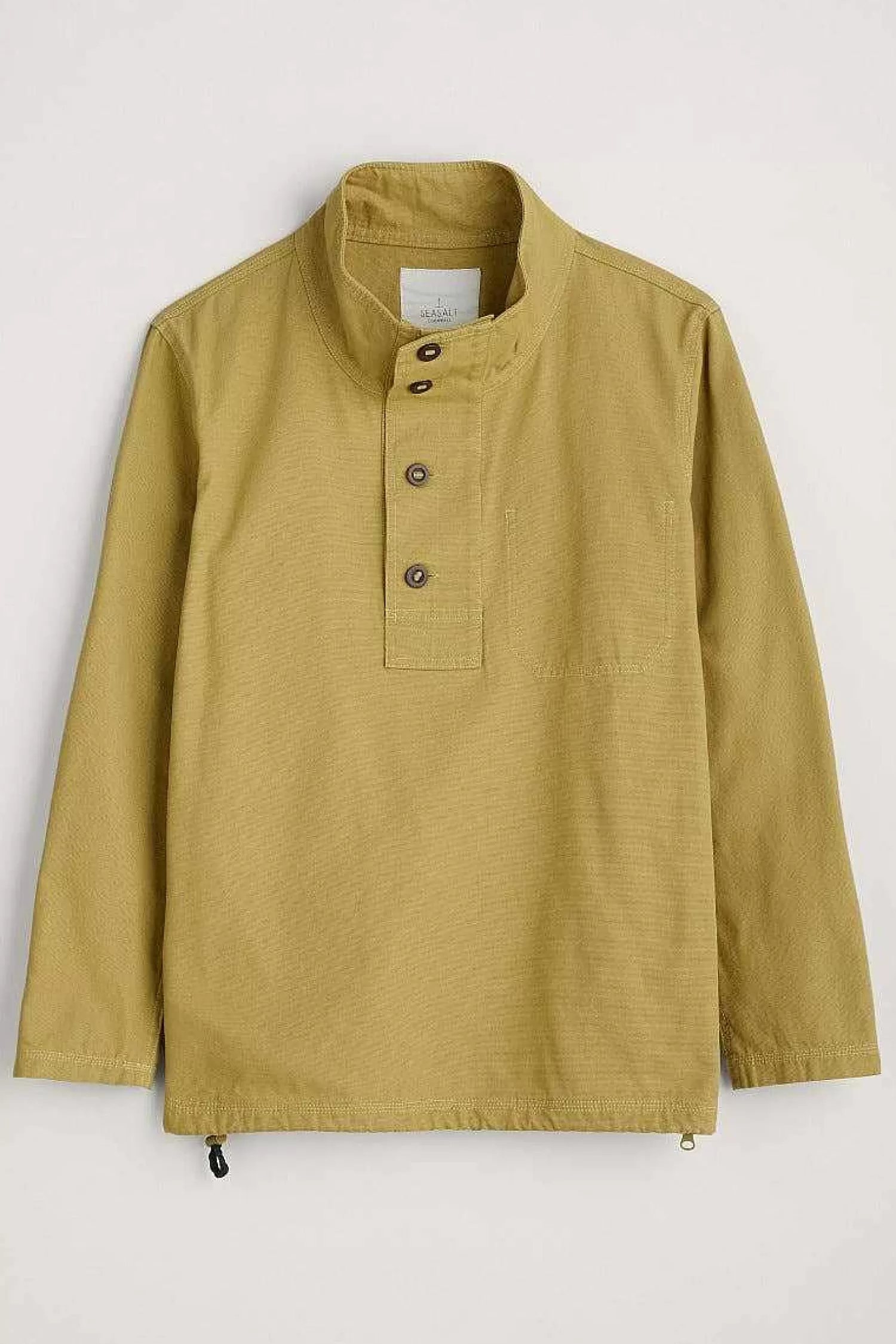 Men Seasalt Cornwall Men'S Clay Stone Organic Cotton Pullover Smock
