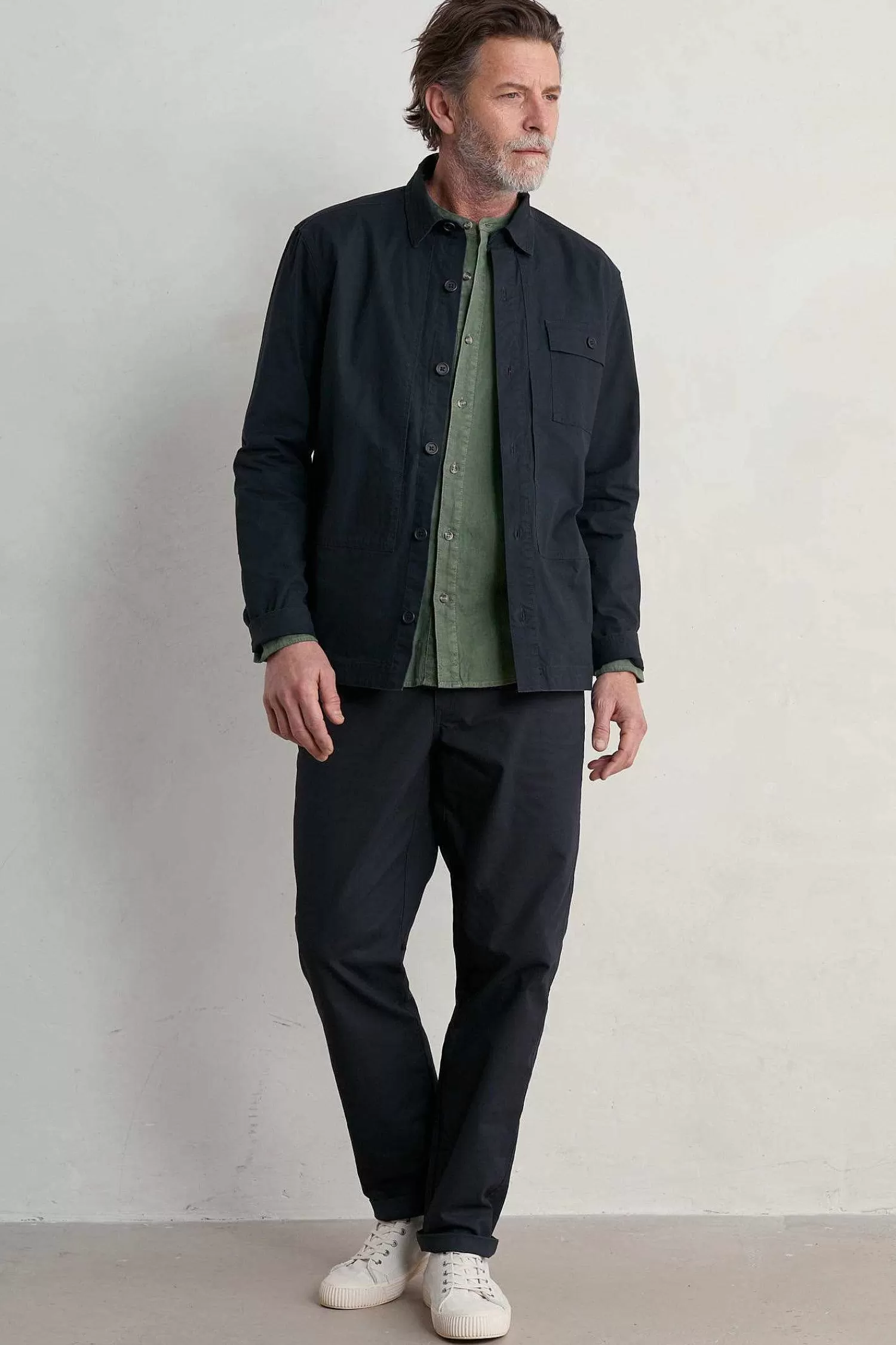 Men Seasalt Cornwall Men'S Foundry Overshirt Jacket
