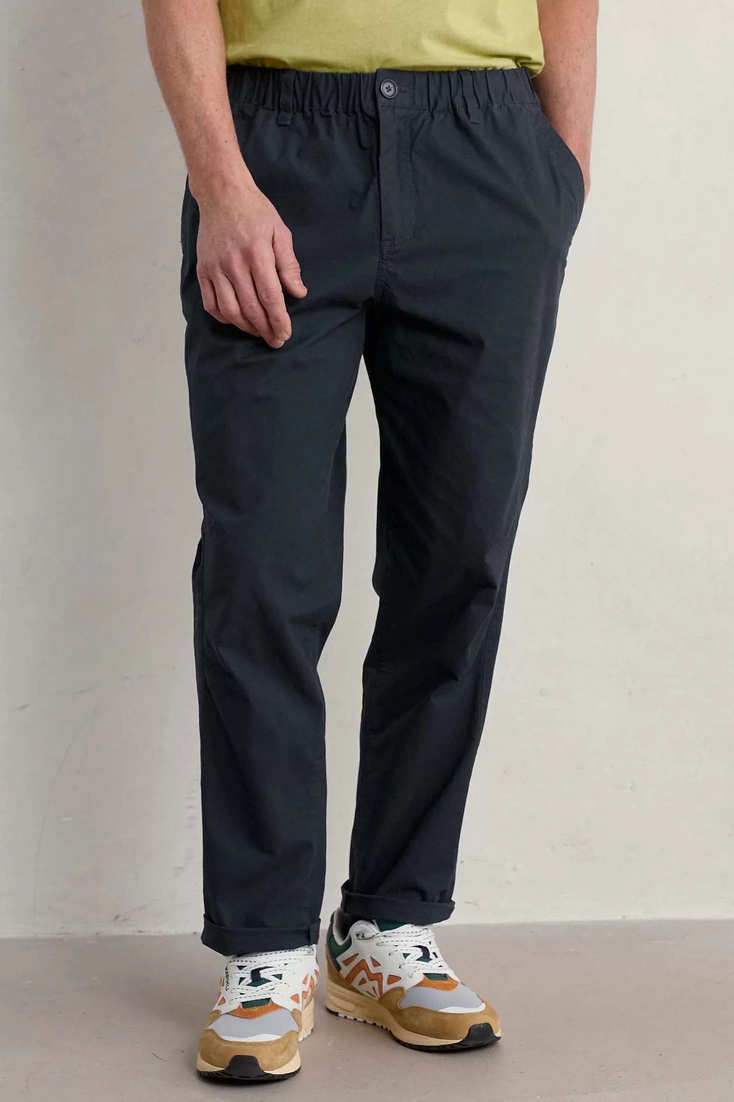 Men Seasalt Cornwall Men'S Groundsman Organic Cotton Trousers