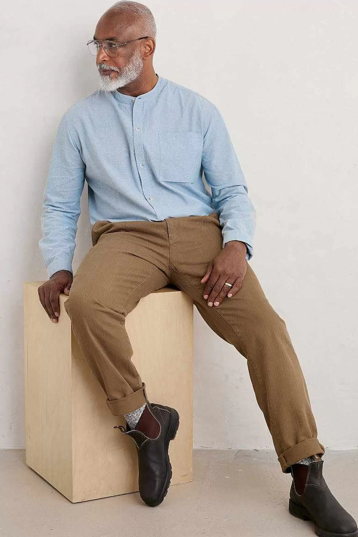 Men Seasalt Cornwall Men'S Helmsman Trouser