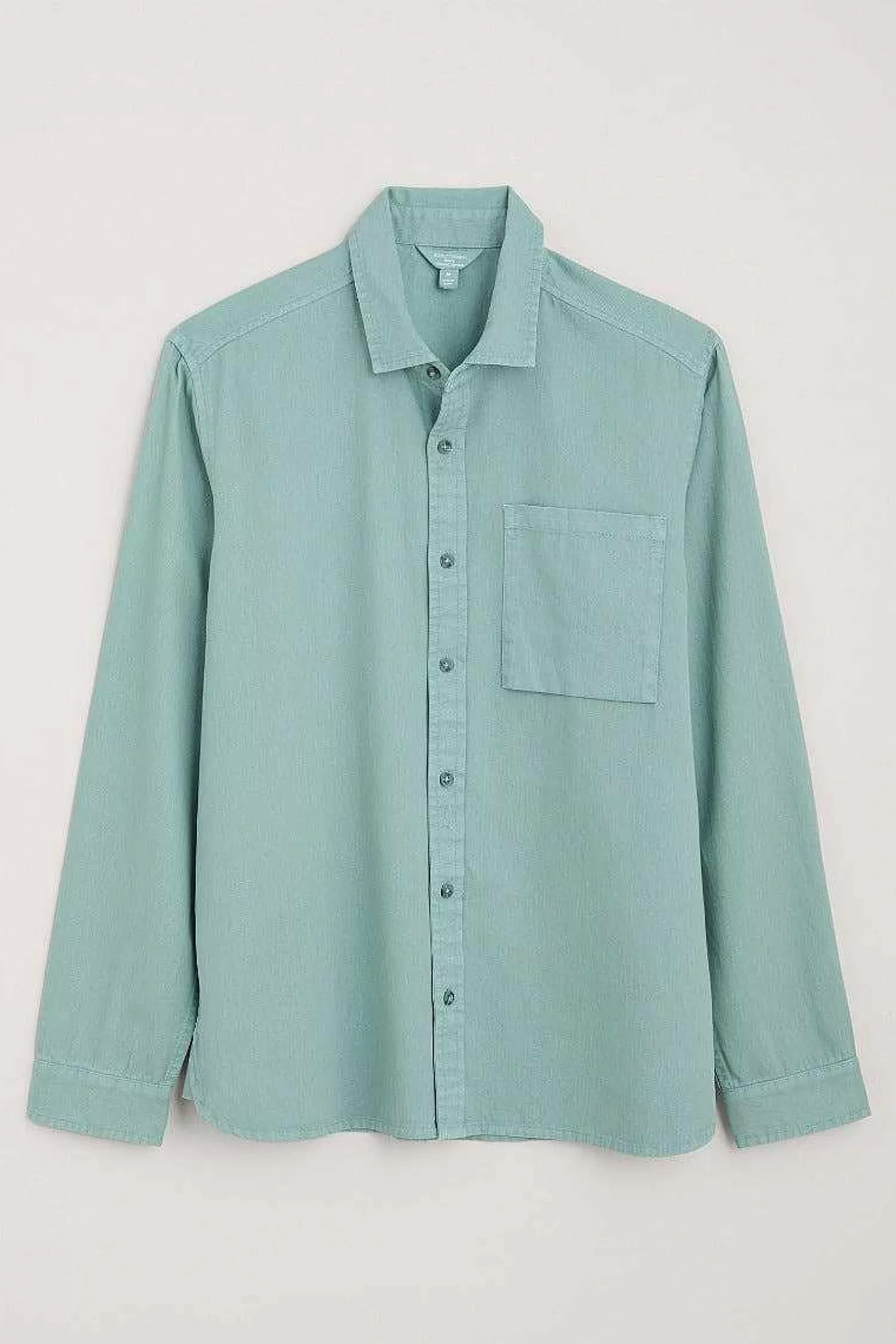 Men Seasalt Cornwall Men'S Jackdaw Cotton Twill Shirt (Gots)