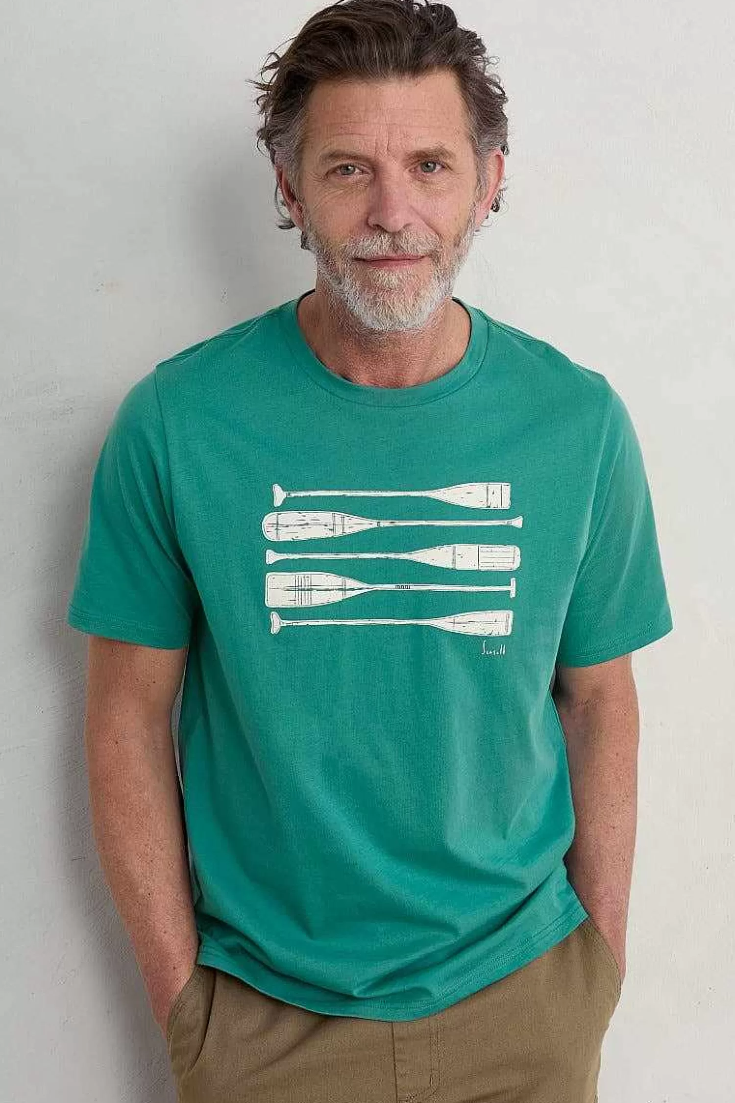 Women Seasalt Cornwall Men'S Midwatch Organic Cotton T-Shirt