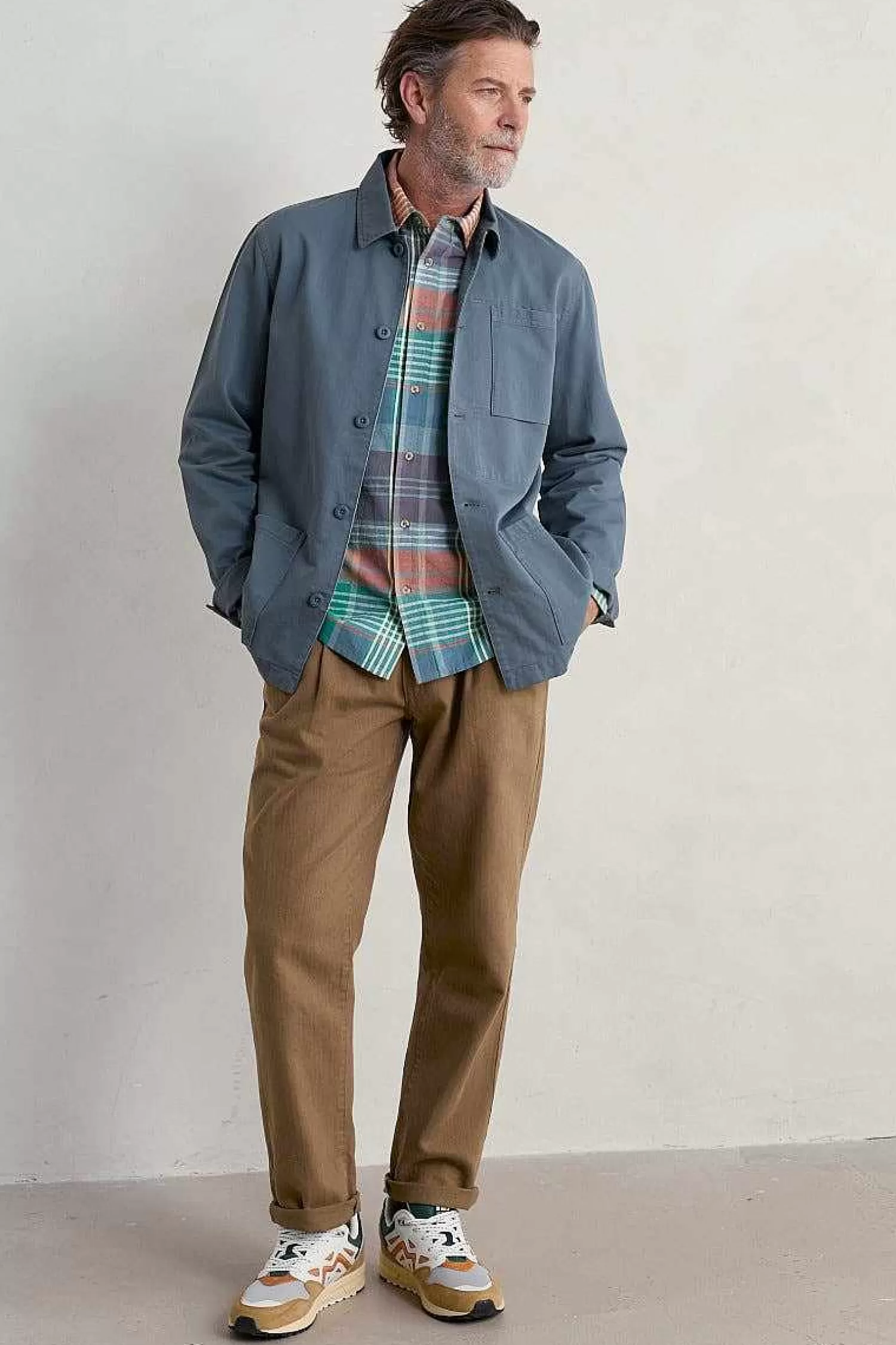Men Seasalt Cornwall Men'S Organic Cotton Canvas Tompot Jacket
