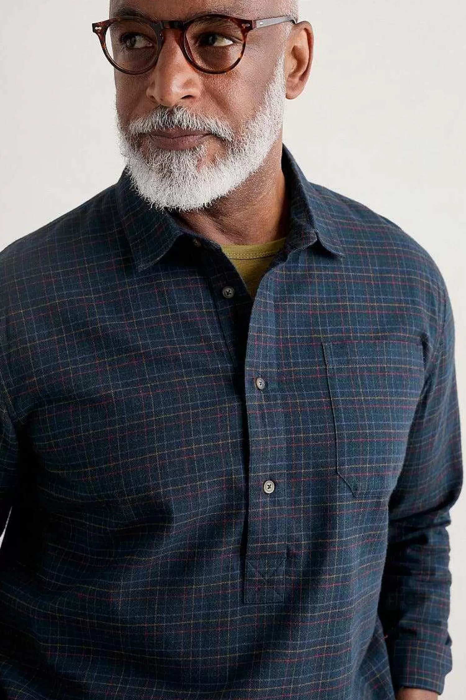 Men Seasalt Cornwall Men'S Organic Cotton Thomas Street Shirt