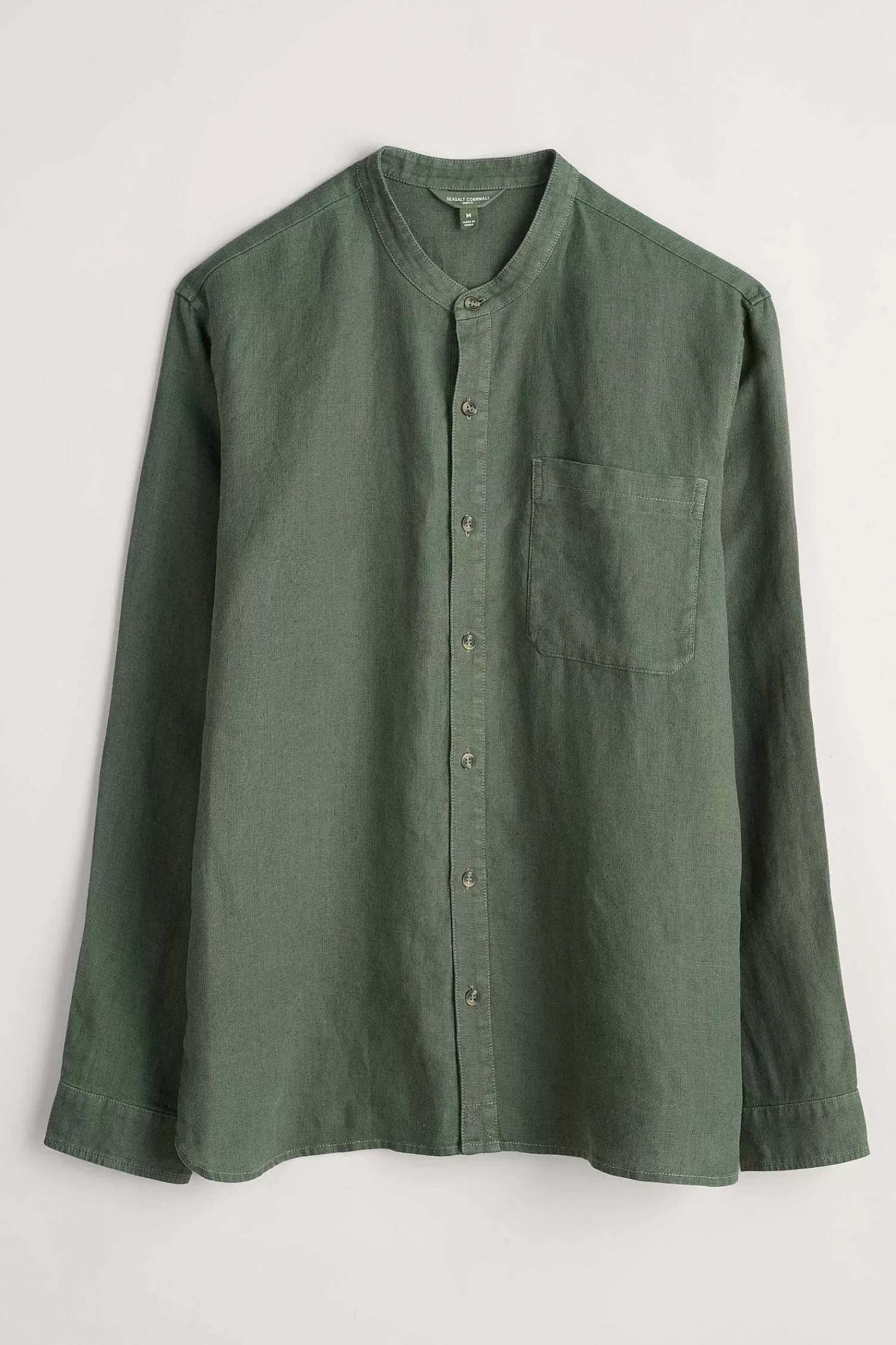 Men Seasalt Cornwall Men'S Porlock Linen Shirt