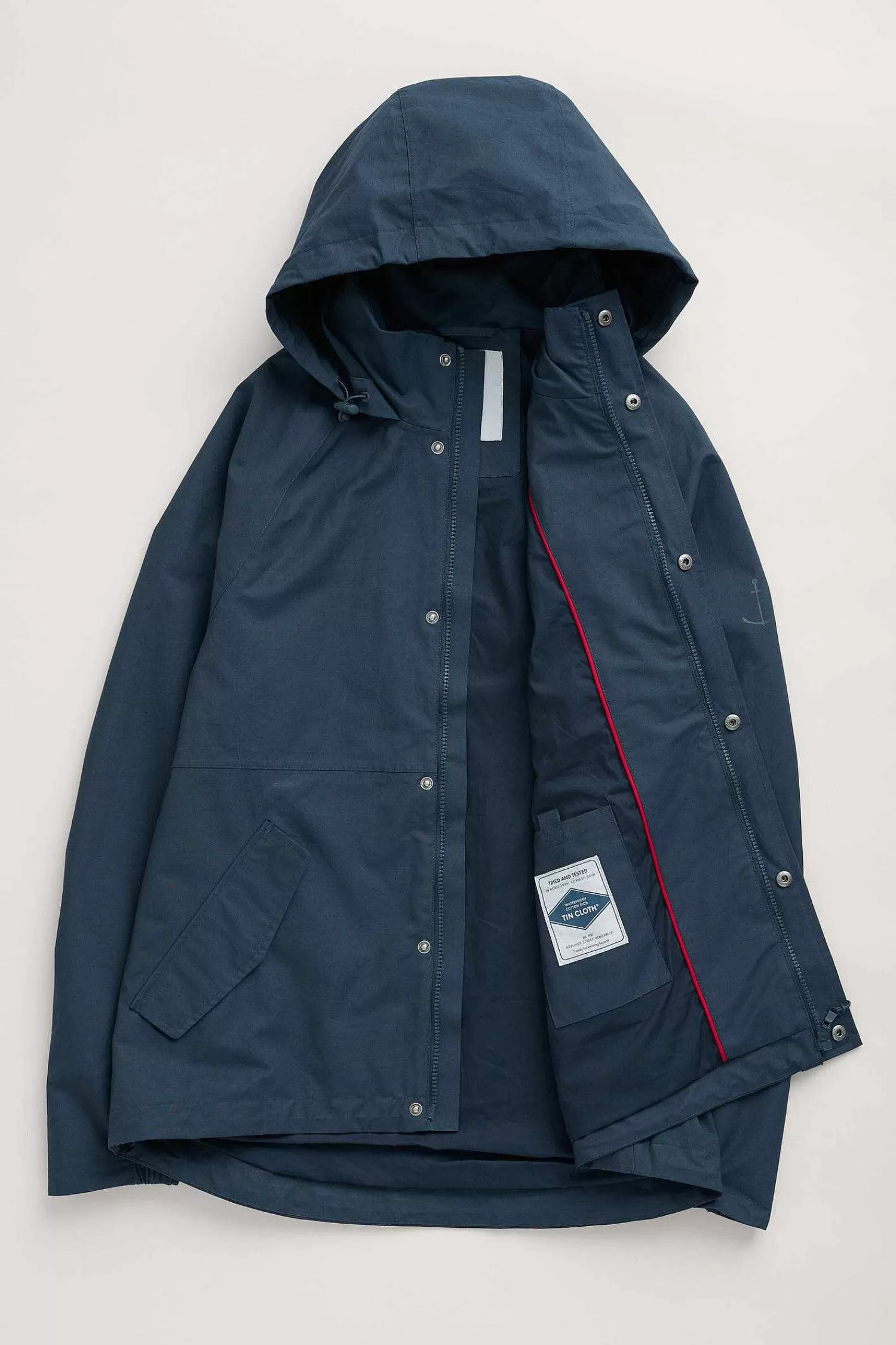 Men Seasalt Cornwall Men'S Sea Edge Waterproof Coat