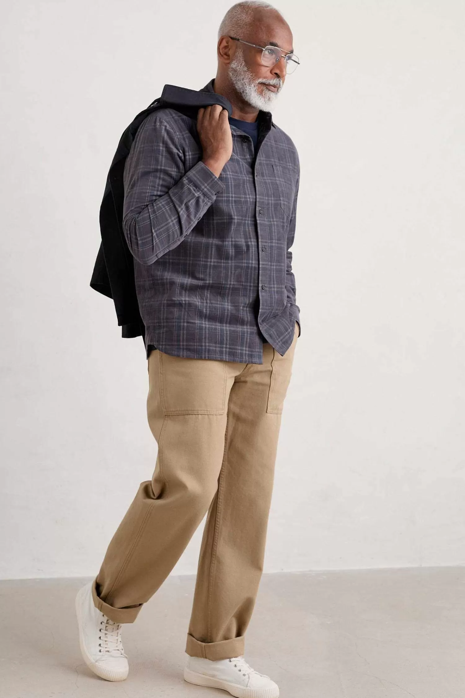 Men Seasalt Cornwall Men'S Shoreman Cord Shirt