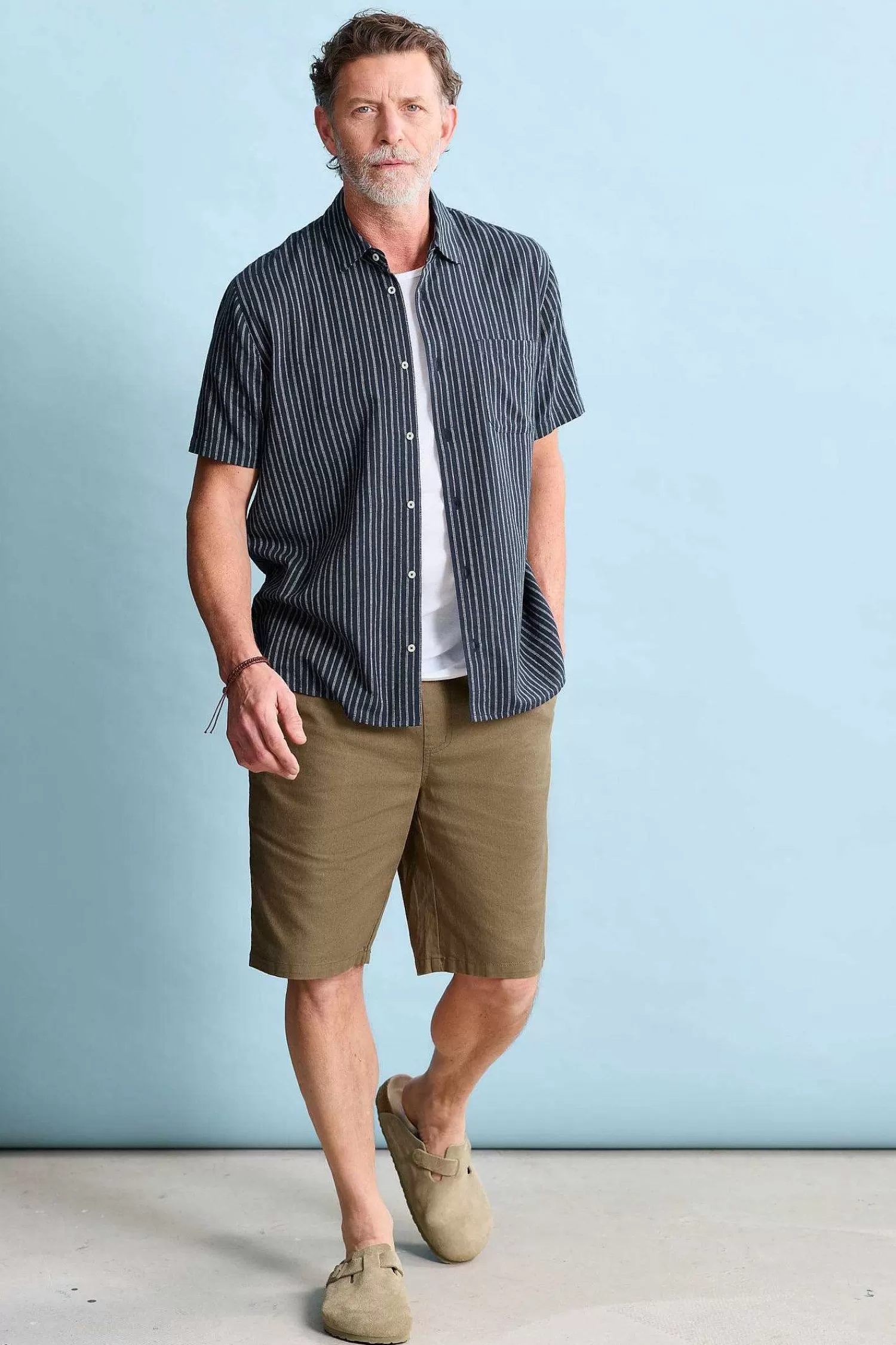 Men Seasalt Cornwall Men'S Skylight Cave Short Sleeve Shirt