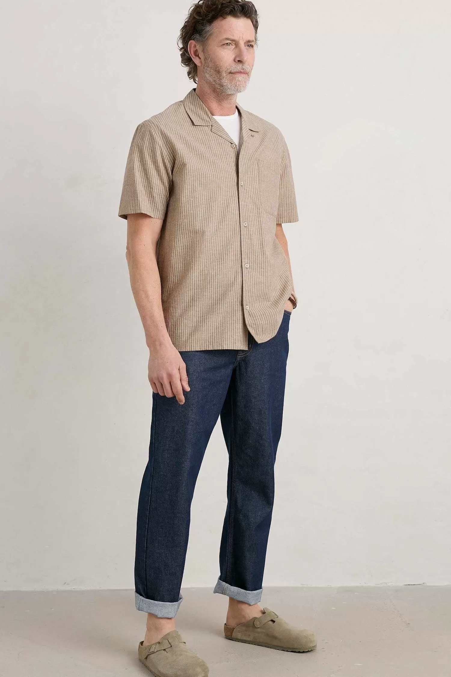 Men Seasalt Cornwall Men'S Steersman Organic Cotton Straight Leg Jeans