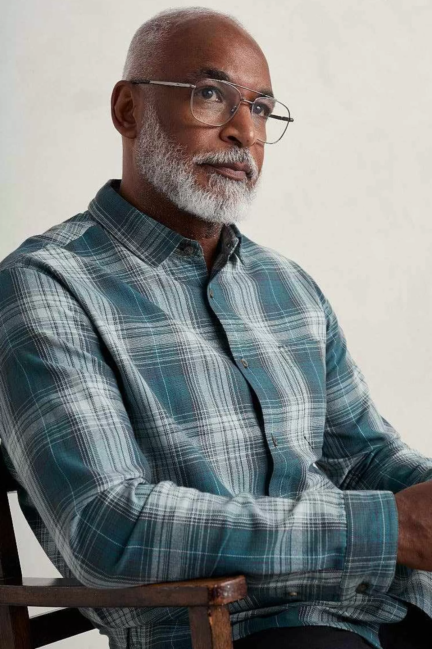 Men Seasalt Cornwall Men'S Stonework Organic Cotton Shirt