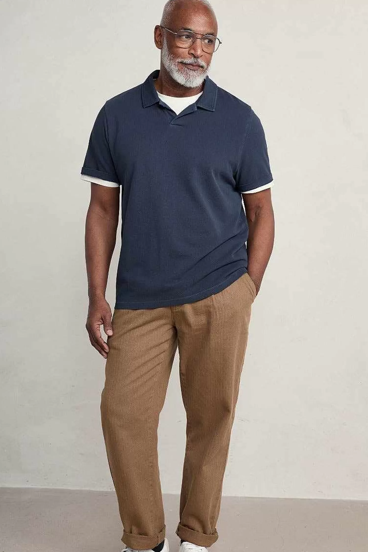 Men Seasalt Cornwall Men'S Treve Organic Cotton Polo