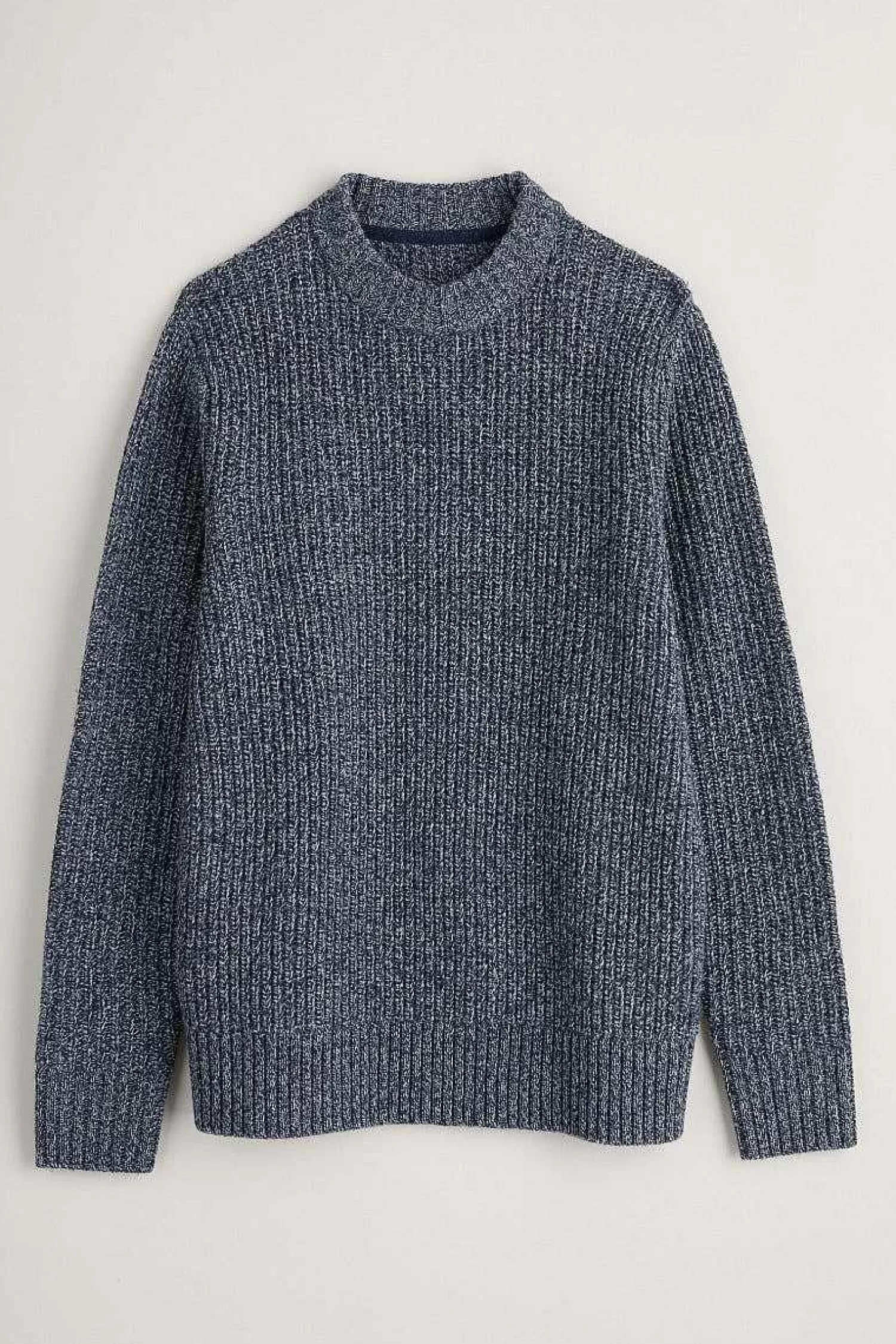 Men Seasalt Cornwall Men'S Wheelwright Ribbed Lambswool Blend Jumper