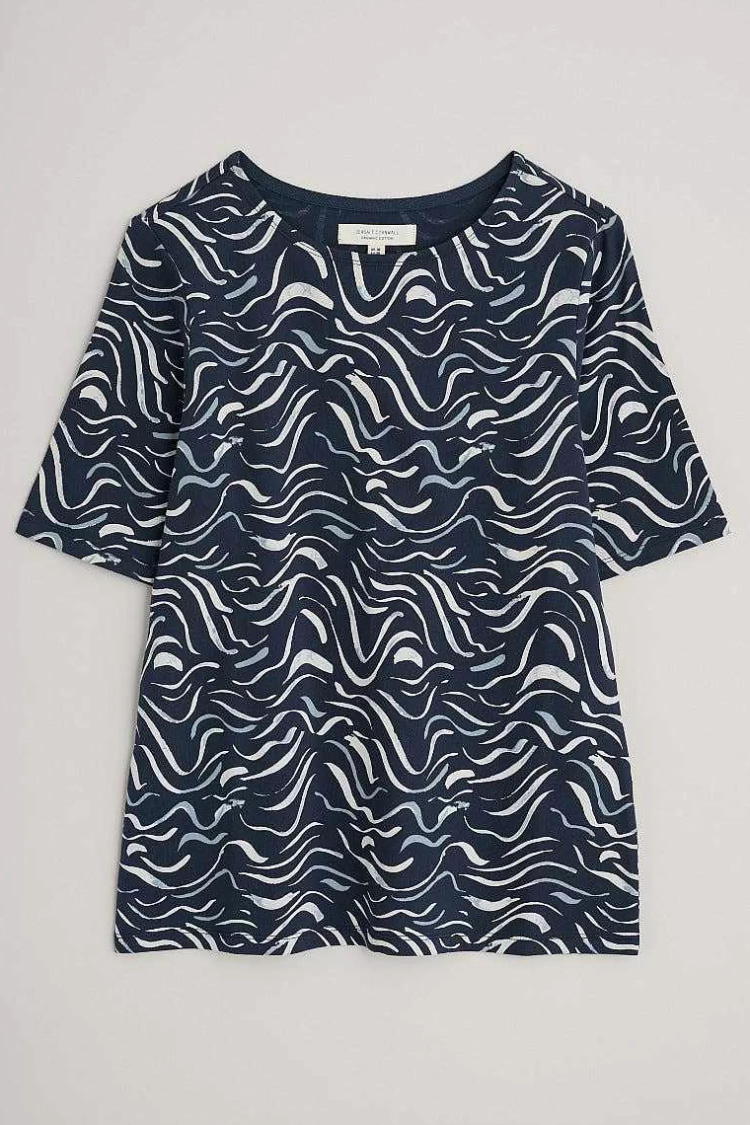 Women Seasalt Cornwall Poisson Jersey Top (Gots)