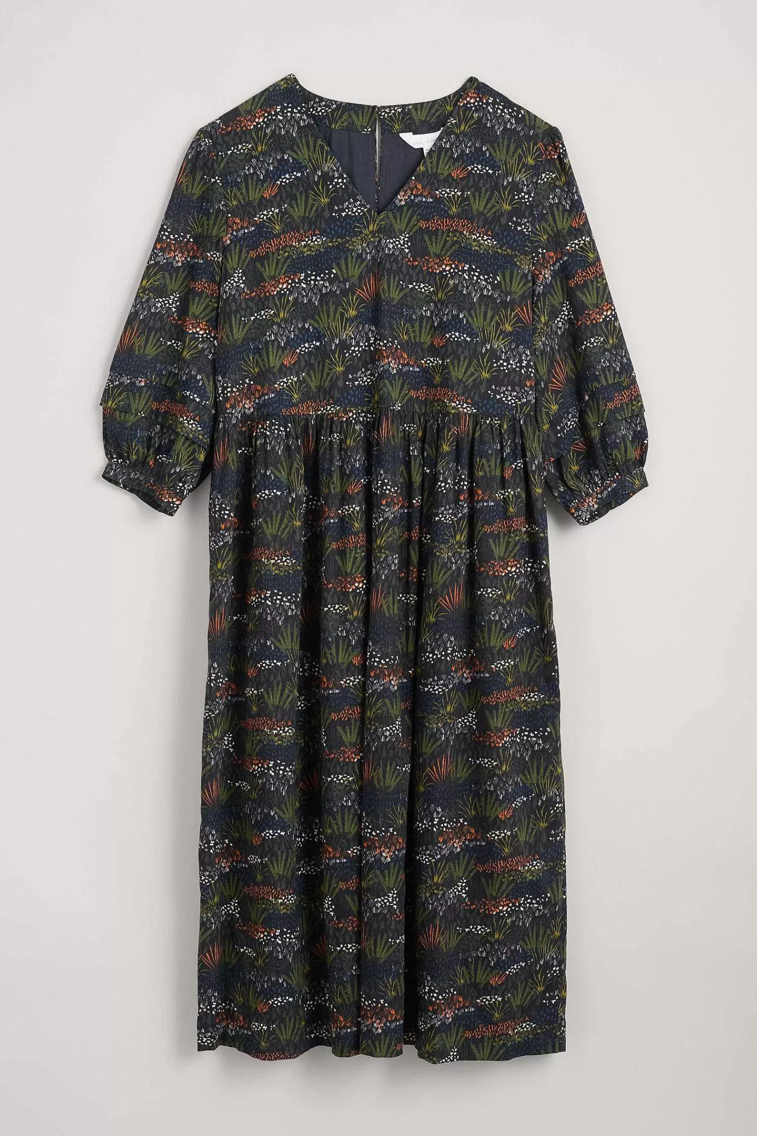 Women Seasalt Cornwall Sea Line Midi Dress