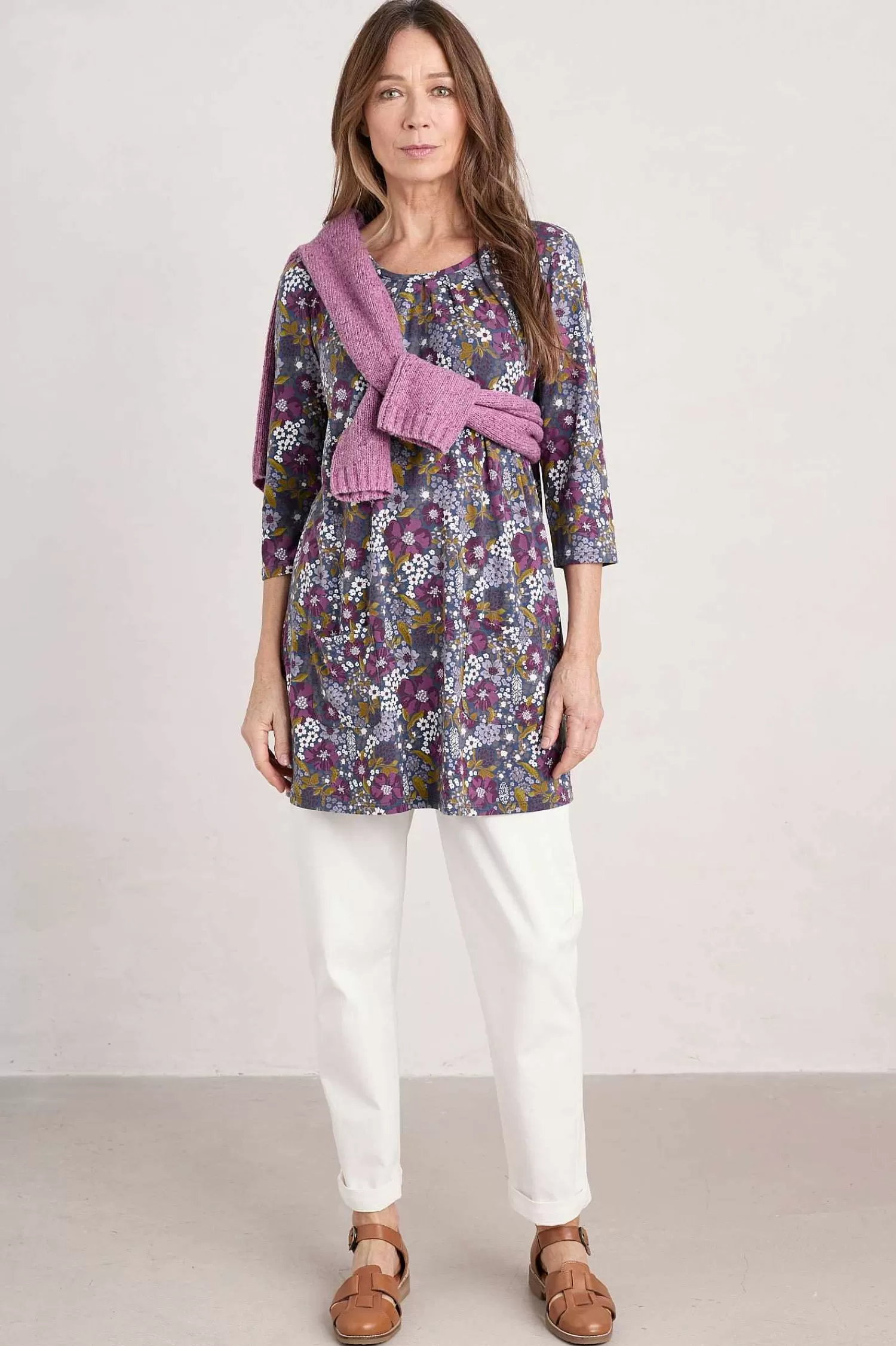 Women Seasalt Cornwall Star Dance Jersey Tunic