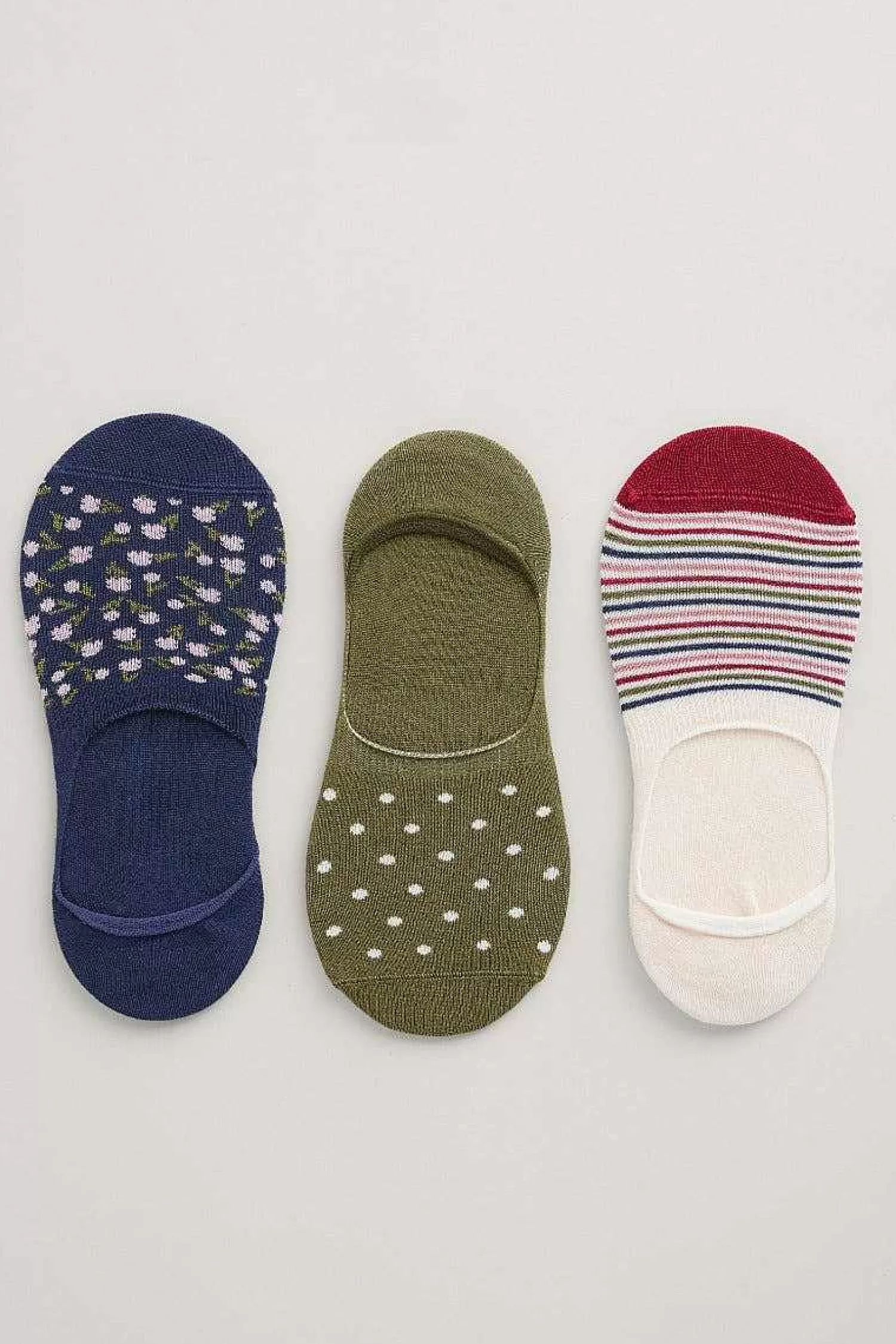 Women Seasalt Cornwall Women'S Everyday Liner Socks Pack Of 3